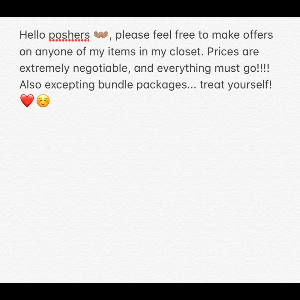 Bundle Deals, Offers, Prices Are Negotiable